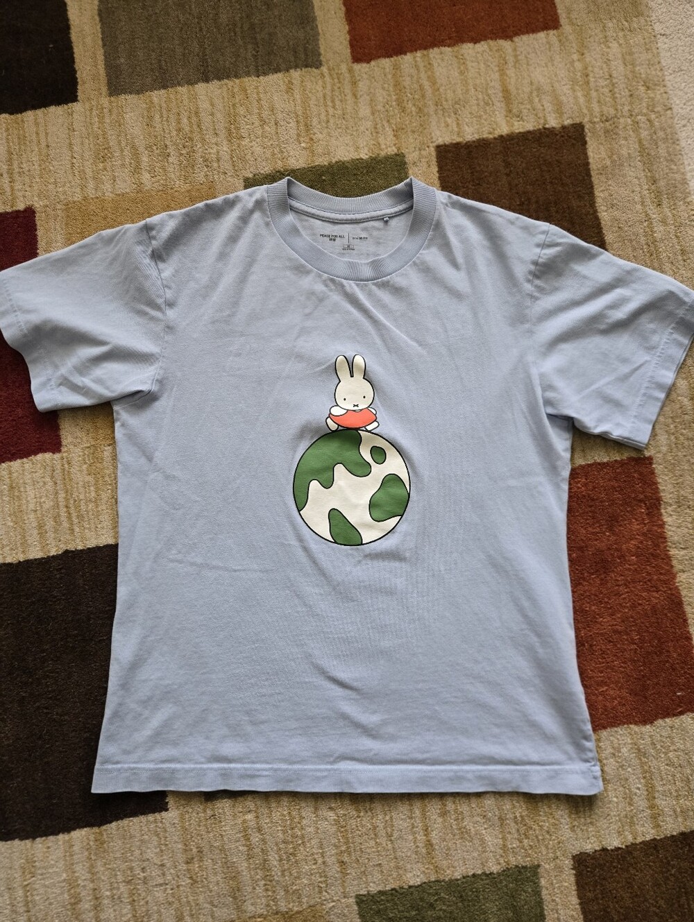Uniqlo PEACE FOR ALL Miffy Favorite Things Graphic T-Shirt Dick Bruna Collab